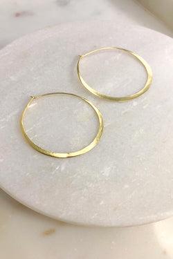 Lila Hoop Earring